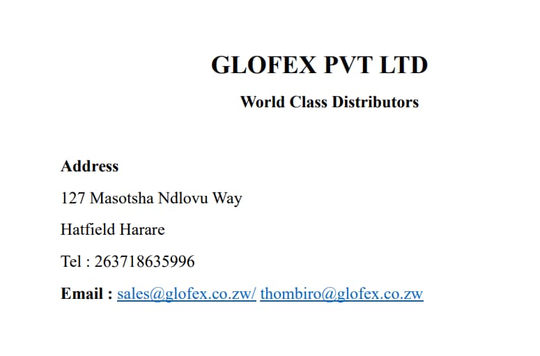 Glofex company profile visual